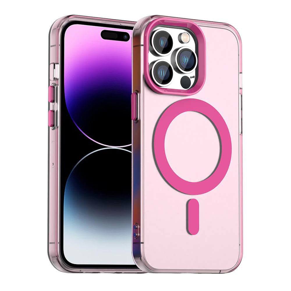 MagSafe-Hülle für Apple iPhone 14 Pro, Techsuit, CandyCase, Rosa