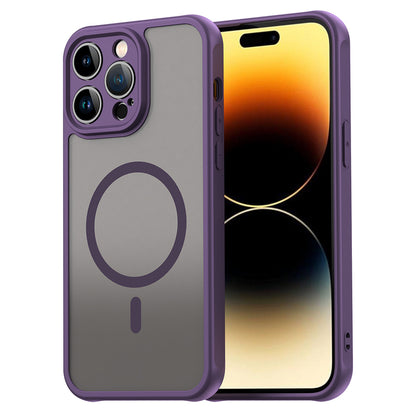 Coque MagSafe pour Apple iPhone 14 Pro, Techsuit, HaloFrost II, Violet