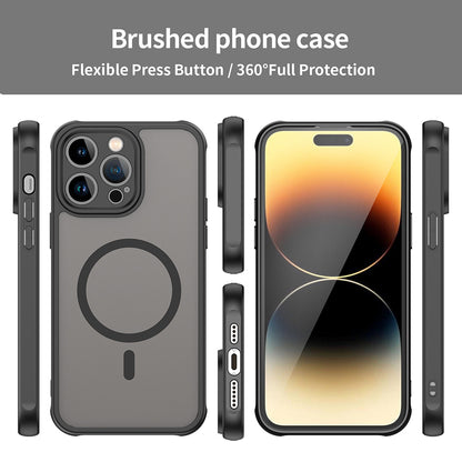 MagSafe-hoesje voor Apple iPhone 14 Pro, Techsuit, HaloFrost II, Zwart