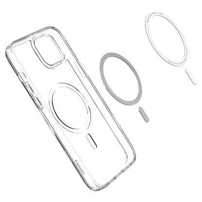 MagSafe Hülle für Apple iPhone 14, Spigen, Ultra Hybrid, Weiß ACS05048
