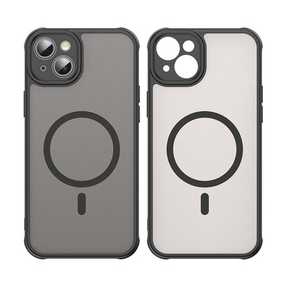 Coque MagSafe pour Apple iPhone 14, Techsuit, HaloFrost II, Noire