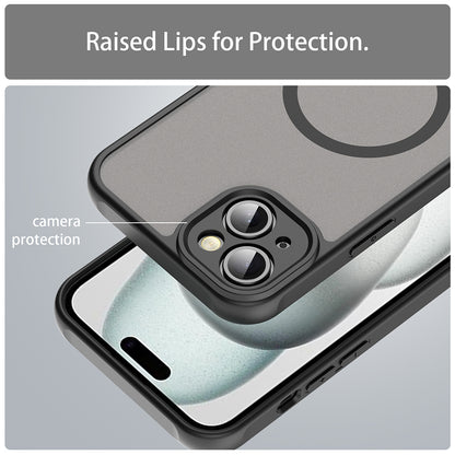 Coque MagSafe pour Apple iPhone 14, Techsuit, HaloFrost II, Noire
