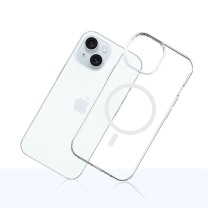 MagSafe-Hülle für Apple iPhone 15, 3MK, Armor MagCase, Transparent