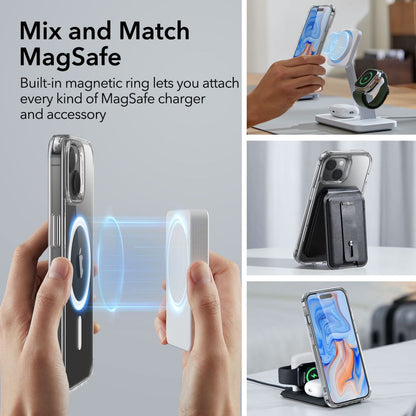 Coque MagSafe pour Apple iPhone 15 Plus, ESR, Classic Hybrid, Transparente