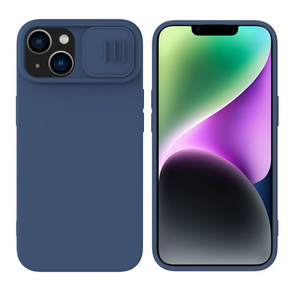 MagSafe-hoes voor Apple iPhone 15 Plus, Nillkin, CamShield Silky, Blauw
