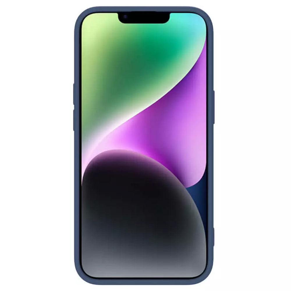 MagSafe-hoes voor Apple iPhone 15 Plus, Nillkin, CamShield Silky, Blauw