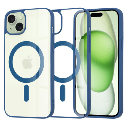 MagSafe-Hülle für Apple iPhone 15 Plus, Techsuit, Pro, Blau