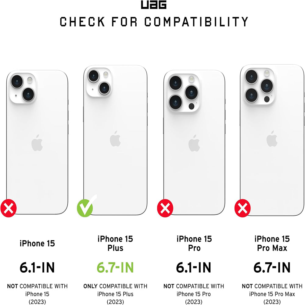 MagSafe-hoes voor Apple iPhone 15 Plus, Urban Armor Gear, Pathfinder, Groen