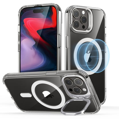 Coque MagSafe pour Apple iPhone 15 Pro Max, ESR, Classic Hybrid Kickstand, Transparente