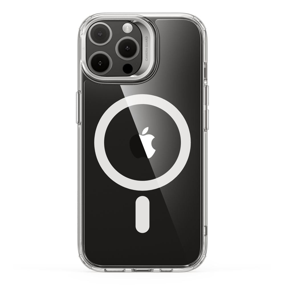 Coque MagSafe pour Apple iPhone 15 Pro Max, ESR, Classic Hybrid Kickstand, Transparente