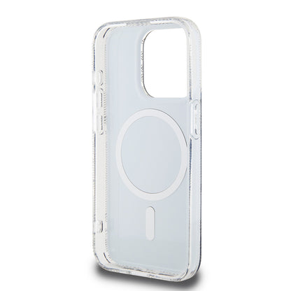 MagSafe hoesje voor Apple iPhone 15 Pro Max, Guess, IML Gcube, Zwart