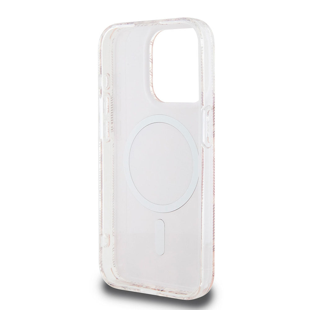MagSafe hoesje voor Apple iPhone 15 Pro Max, Guess, IML Gcube, Roze