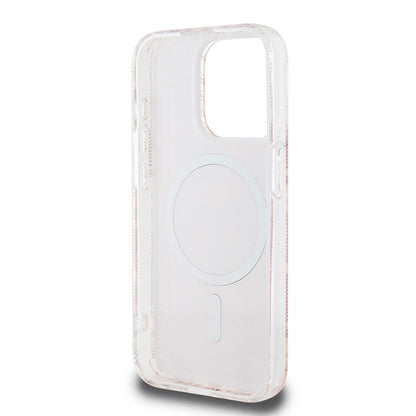 MagSafe hoesje voor Apple iPhone 15 Pro Max, Guess, IML Gcube, Roze