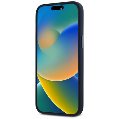 MagSafe hoesje voor Apple iPhone 15 Pro Max, Karl Lagerfeld, Silicone Shadow Metal Initial, Zwart