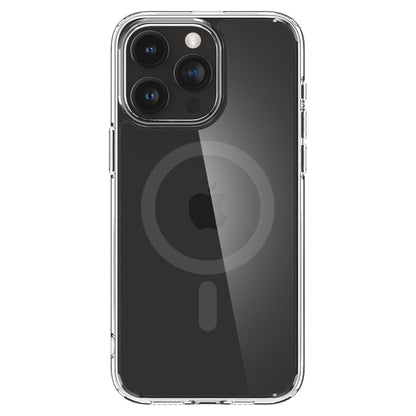 MagSafe Hülle für Apple iPhone 15 Pro Max, Spigen, Ultra Hybrid Carbon, Transparent