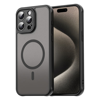 MagSafe-hoesje voor Apple iPhone 15 Pro Max, Techsuit, HaloFrost II, Zwart