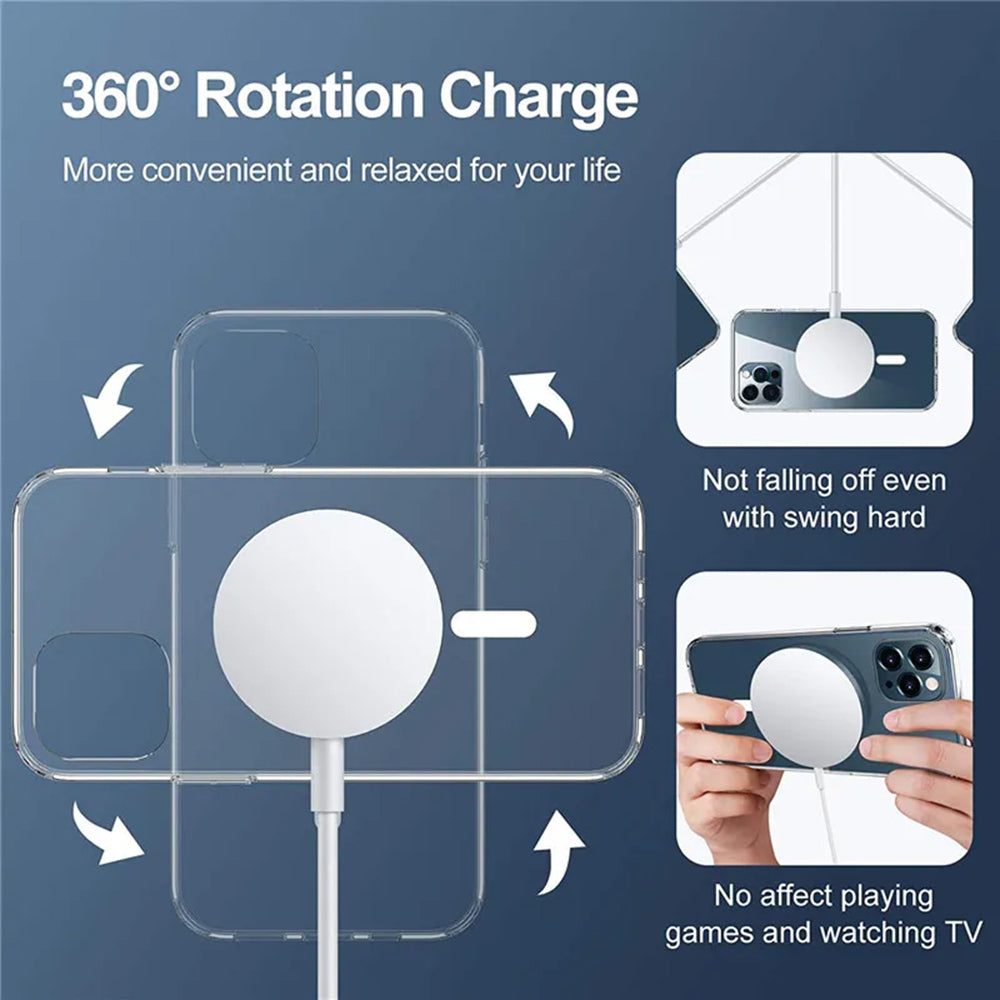 MagSafe Case for Apple iPhone 15 Pro Max, Techsuit, Pro, Black