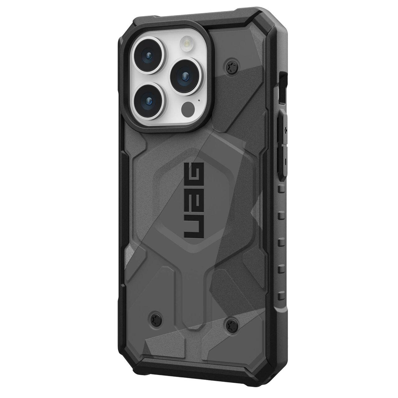 MagSafe-Hülle für Apple iPhone 15 Pro Max, Urban Armor Gear, Pathfinder SE Geo Camo, Tarnmuster