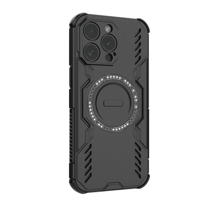 MagSafe Case for Apple iPhone 15 Pro, Techsuit, ArmorMag, Black