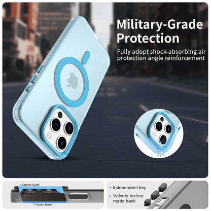 MagSafe-Hülle für Apple iPhone 15 Pro, Techsuit, CandyCase, Blau