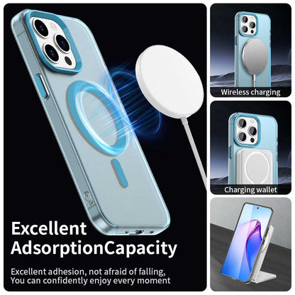 MagSafe-Hülle für Apple iPhone 15 Pro, Techsuit, CandyCase, Blau