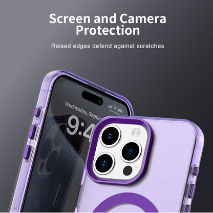 Coque MagSafe pour Apple iPhone 15 Pro, Techsuit, CandyCase, Violet