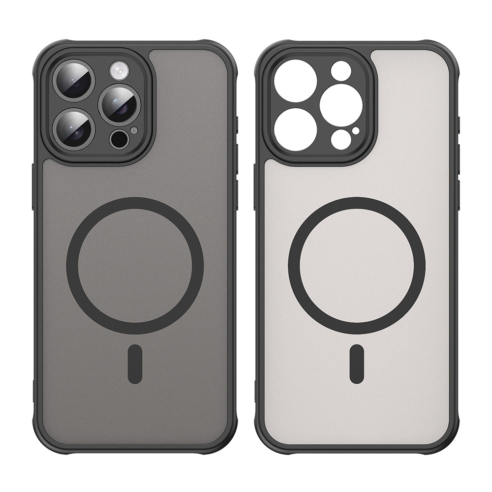 MagSafe-hoesje voor Apple iPhone 15 Pro, Techsuit, HaloFrost II, Zwart