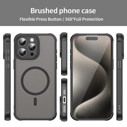 MagSafe-hoesje voor Apple iPhone 15 Pro, Techsuit, HaloFrost II, Zwart