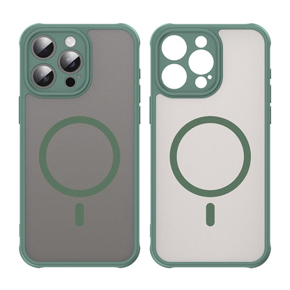 Coque MagSafe pour Apple iPhone 15 Pro, Techsuit, HaloFrost II, Vert
