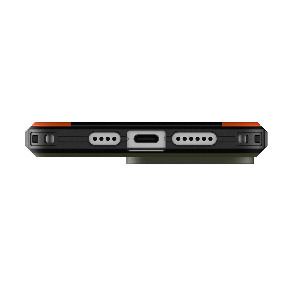 Coque MagSafe pour Apple iPhone 15 Pro, Urban Armor Gear, Civilian, Vert