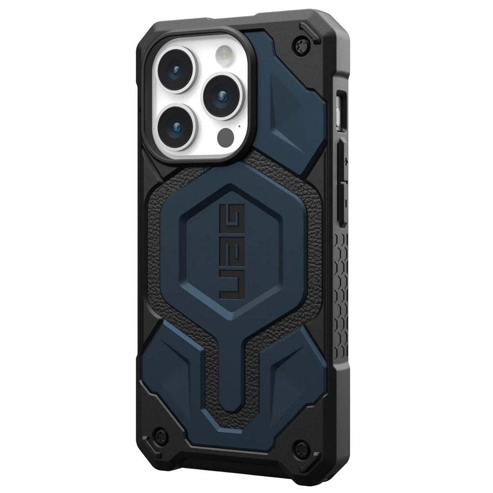 MagSafe-Hülle für Apple iPhone 15 Pro, Urban Armor Gear, Monarch Pro, Marineblau
