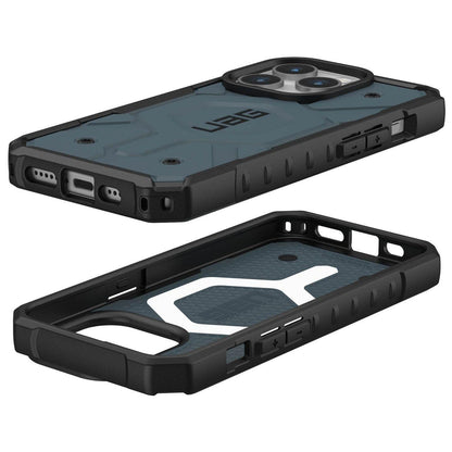 MagSafe-Hülle für Apple iPhone 15 Pro, Urban Armor Gear, Pathfinder, Blau