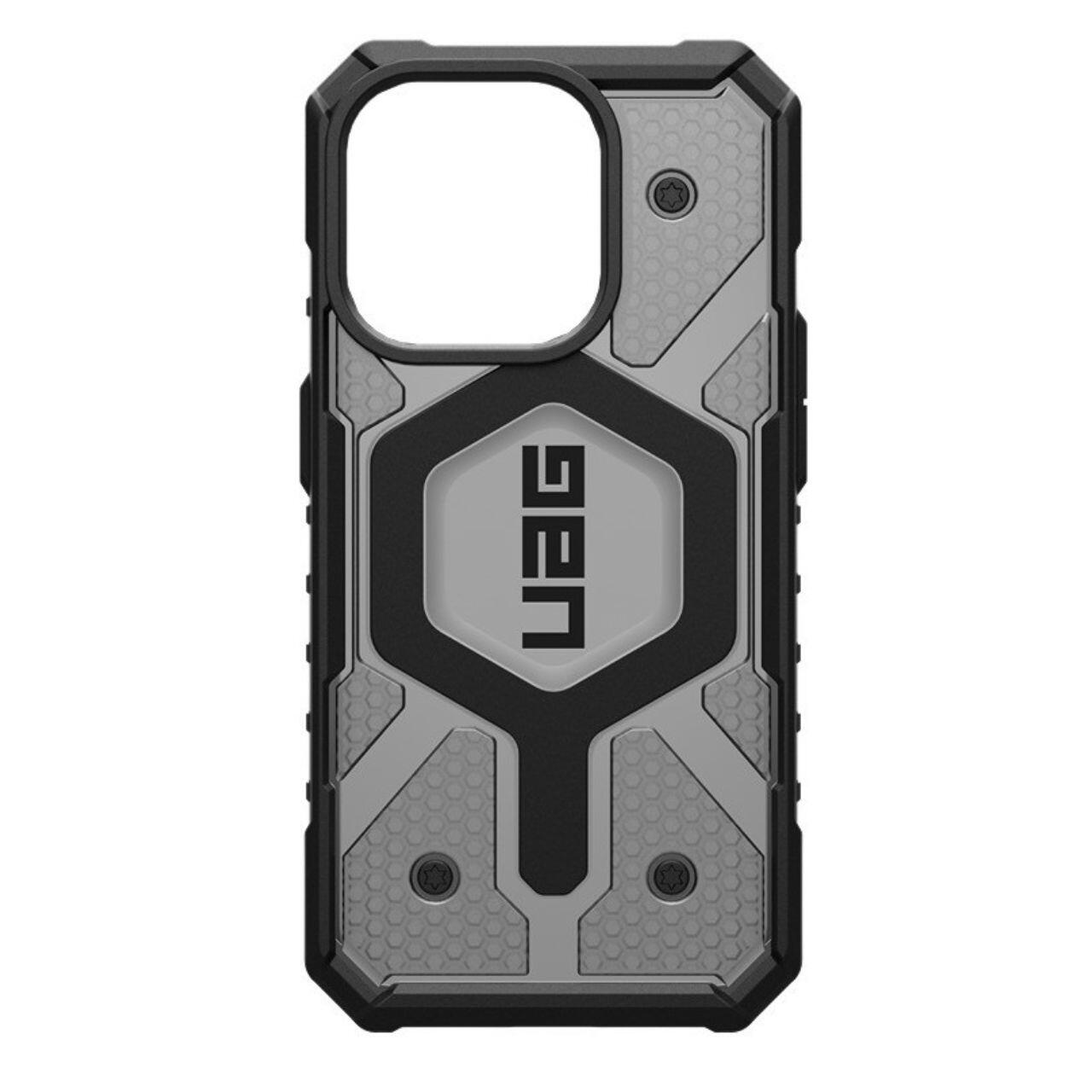 MagSafe-Hülle für Apple iPhone 15 Pro, Urban Armor Gear, Pathfinder, Grau