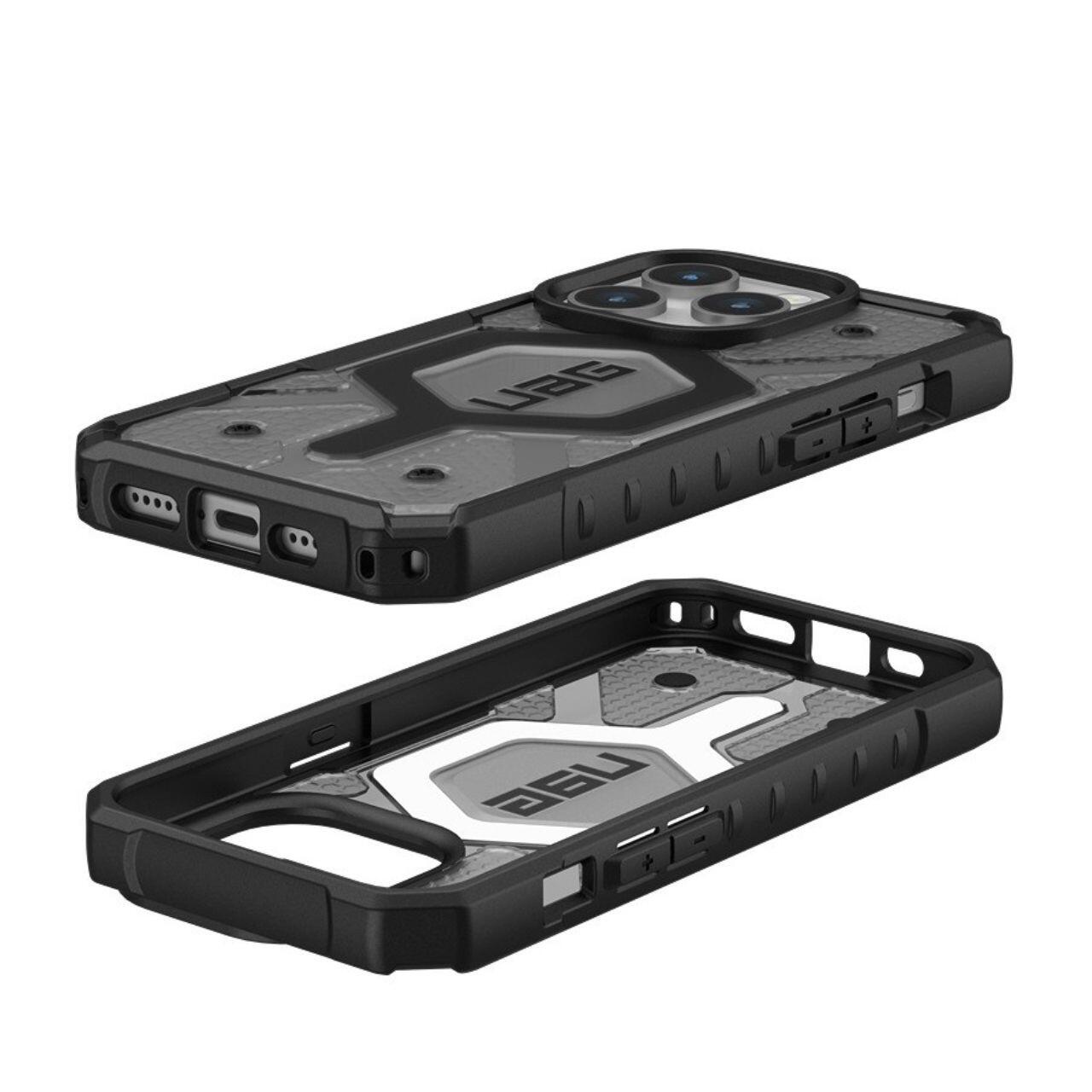 MagSafe-Hülle für Apple iPhone 15 Pro, Urban Armor Gear, Pathfinder, Grau