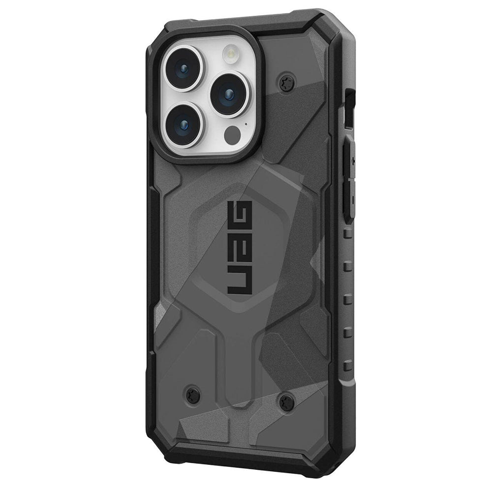 MagSafe-Hülle für Apple iPhone 15 Pro, Urban Armor Gear, Pathfinder SE Geo Camo, Tarnmuster