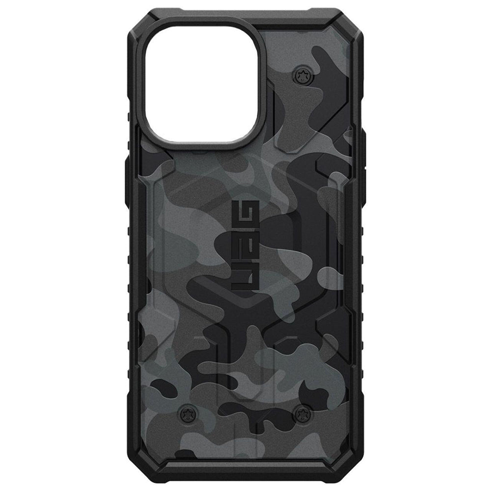 MagSafe-Hülle für Apple iPhone 15 Pro, Urban Armor Gear, Pathfinder SE Midnight Camo, Tarnmuster