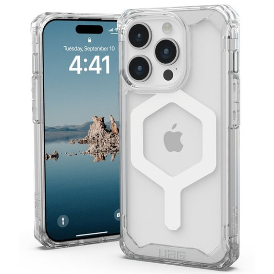 MagSafe-Hülle für Apple iPhone 15 Pro, Urban Armor Gear, Plyo, Weiß