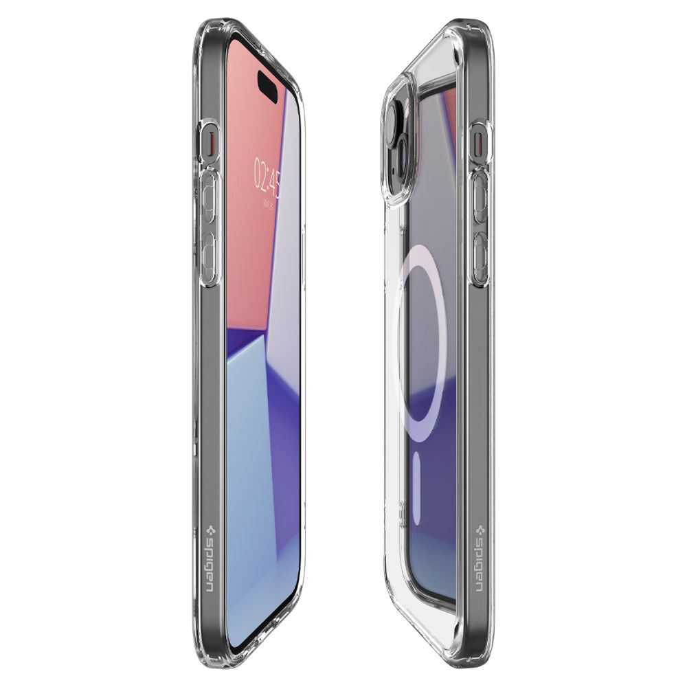 MagSafe-hoesje voor Apple iPhone 15, Spigen, Ultra Hybrid, Wit ACS06802