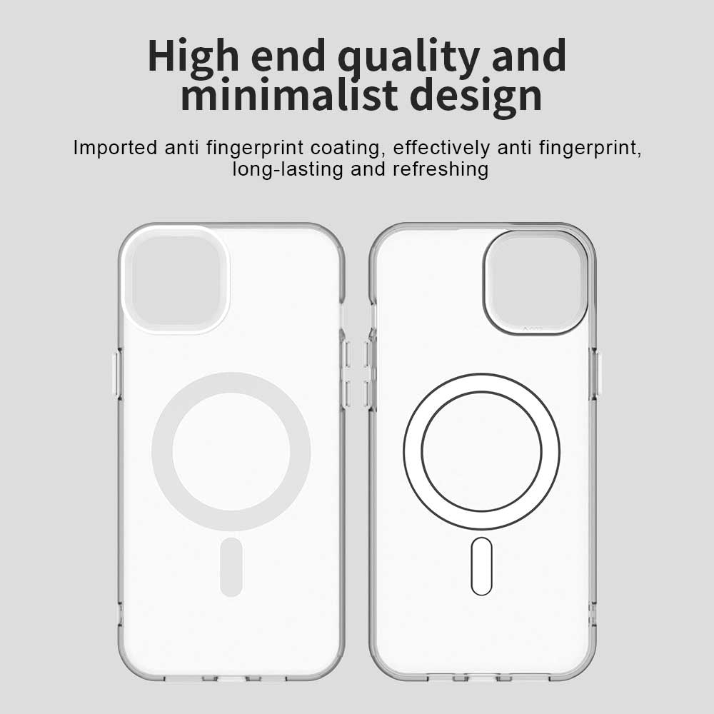 MagSafe-Hülle für Apple iPhone 15, Techsuit, CandyCase, Weiß