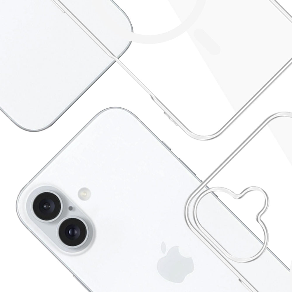 MagSafe-hoesje voor Apple iPhone 16, 3MK, Clear MagCase, Transparant