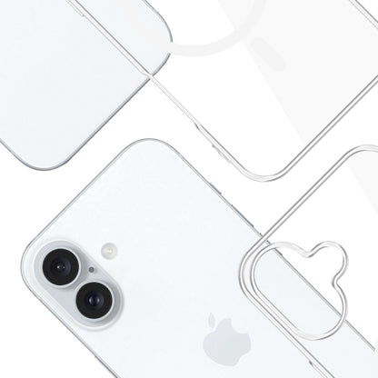 MagSafe-hoesje voor Apple iPhone 16, 3MK, Clear MagCase, Transparant