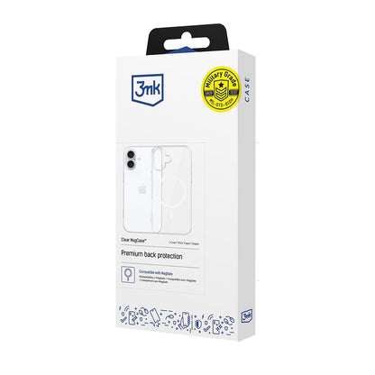 MagSafe-hoesje voor Apple iPhone 16, 3MK, Clear MagCase, Transparant