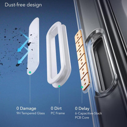 MagSafe-hoesje voor Apple iPhone 16, ESR, Classic Hybrid Slide, Zwart Satijn