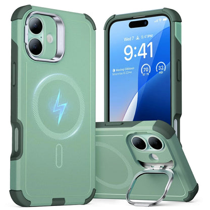 Étui MagSafe pour Apple iPhone 16, ESR, Cyber Armor Kickstand, Vert