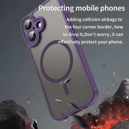 Coque MagSafe pour Apple iPhone 16 Plus, Techsuit, HaloFrost II, Violet