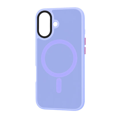 MagSafe-Hülle für Apple iPhone 16 Plus, Techsuit, HaloFrost, Hellviolett