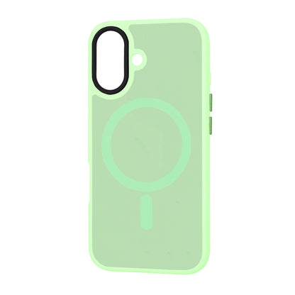 MagSafe-hoes voor Apple iPhone 16 Plus, Techsuit, HaloFrost, Lichtgroen