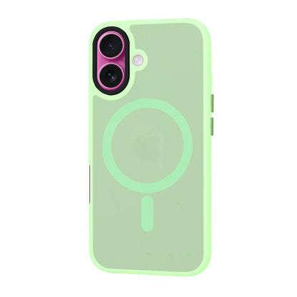 MagSafe-hoes voor Apple iPhone 16 Plus, Techsuit, HaloFrost, Lichtgroen