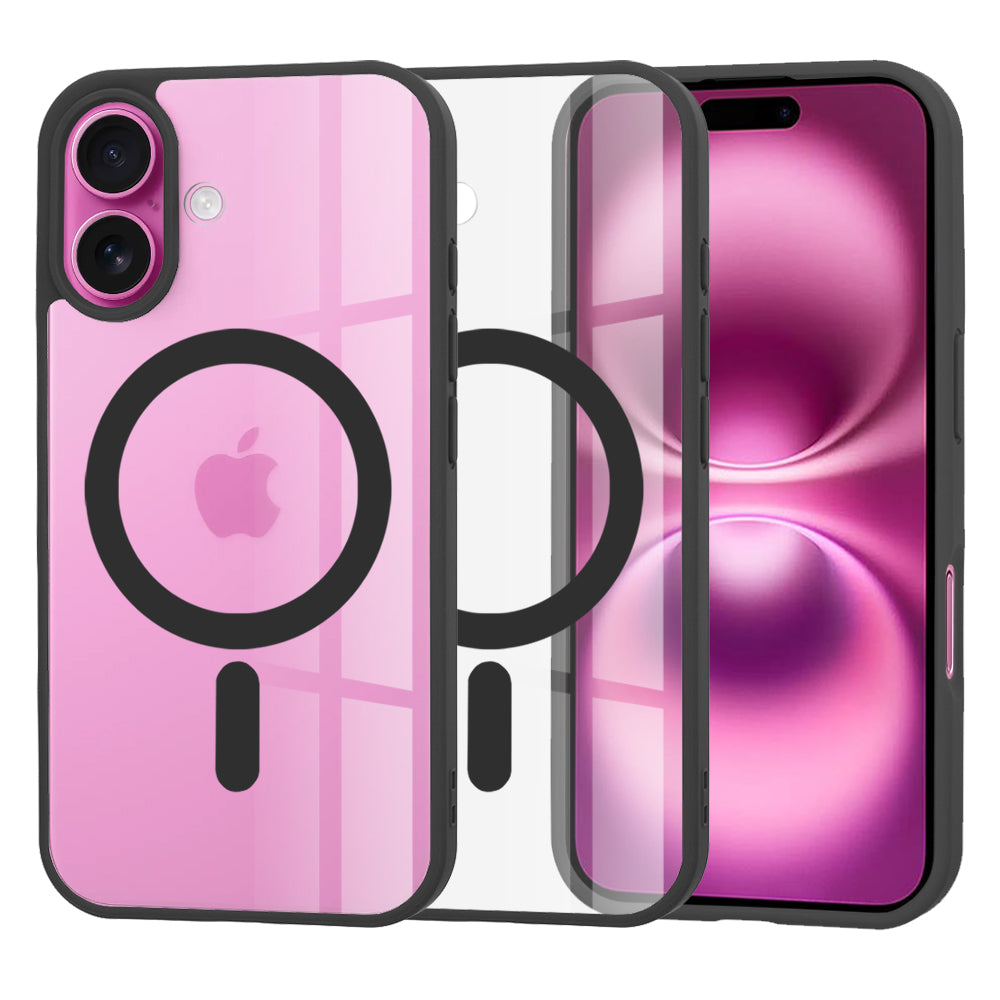 Coque MagSafe pour Apple iPhone 16 Plus, Techsuit, Pro, Noire