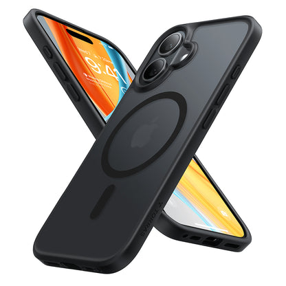 MagSafe hoesje voor Apple iPhone 16 Plus, Torras, Guardian, Zwart